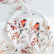Набор салфеток хлопок 4шт Пернатые истории 37х37 Listelle