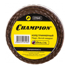 Леска CHAMPION 3,0 мм х12 м Migic витой квадрат С7041