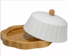 Масленка BAMBOO LENARDI фарфор, бамбук 140-019