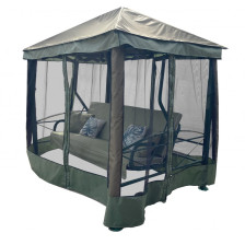 Качели садовые Сиеста/Монреаль премиум зеленый