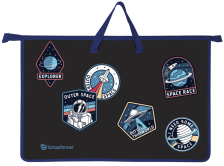 Папка для тетрадей 1 отд А3 Schoolformat Открытый космос пластик, с ручками