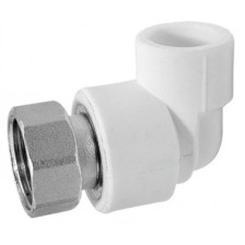 Уголок полипропиленовый с накидной гайкой D25-3/4 Valfex