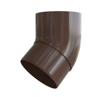 Колено трубы 45° коричневое Альта Профиль (12)