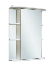 Зеркало со шкафчиком Гиро-60 с подсветкой (60х75х24)