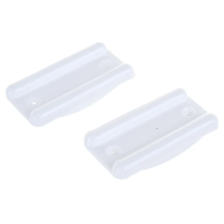 Подпятник 36х19мм белый по 4шт