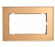 Рамка для двойной розетки GFR00-7012-08 золото Катрин (49042)