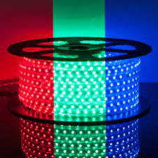 Лента светодиодная 230V 60LED 11W/m 5050 IP65 мульти  (герметичная) LS706