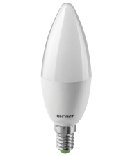 Лампа светодиодная Е14 10W/4000 С37 (свеча)  Онлайт