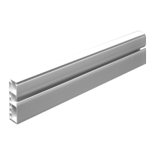 Карниз шинный, однорядный, белый, Эскар 2,8м (270008280)