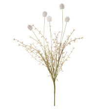 Цветок искусственный Клевер В500 светло-голубой