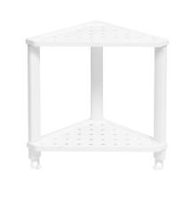 Полка угловая подвесная 2 яруса VIKEA 787206 белый