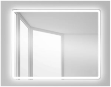 Зеркало с подсветкой SPC-MAR-1000-800-LED-BTN, 12W, 220-240V  кнопочный выкл (100х80х3)