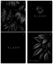 Тетрадь 48 л клетка BG Just Black
