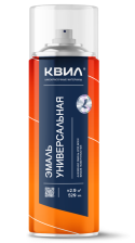 Эмаль аэрозольная алкидная черная глянцевая (520мл) Квил