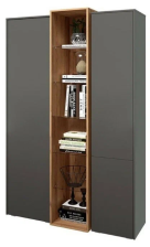 Шкаф Сплит Графит/Дуб крафт