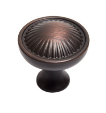 Ручка-кнопка RC118 BAC медь старинная