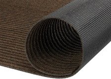 Коврик-дорожка придверная ребристая ТПР 1,0м мокко 02