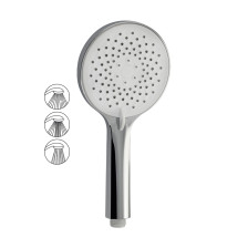 Лейка душевая GFmark 3 режима хром/белая 6083