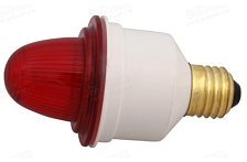 Лампа -строб красная Е27 220V 12W(411-112)