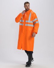 Плащ влагозащитный ProfLine Specialist, оранжевый СОП, размер 52-54