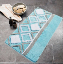 Коврик для ванной комнаты CASTAFIORE Akryl Jane 60х100см голубой CST08 60х100 ELG-BL