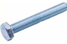Болт М8х20 DIN933 полная резьба ш/гр класс прочности 8.8