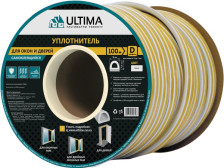 Уплотнитель D Белый двойной 10ммх12мм ULTIMA
