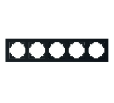 Рамка 5-м GFR00-7005-05 черный Катрин (39641)