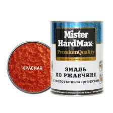 Эмаль по ржавчине молотковая красная (0,8кг) Квил