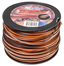 Леска Хопер TRIPLE COLORED-LINE крученый квадрат 3,0 мм х 15 м