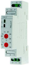 Реле тока PR-617 (диапазон 2-15А с задержкой откл 16А 230В F&F