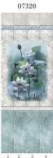 Панели пластиковые Лазурь 07320 (0,25х2,7) (4шт) Panda (12)