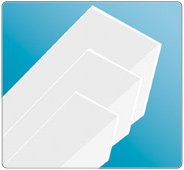 Угол 40х40 пластиковый белый 2,7 м