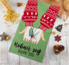 Полотенце хлопок Доляна Тепло Нового Года 5059199 35х60