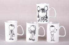 Кружка 300 мл Boy and Girl 8080