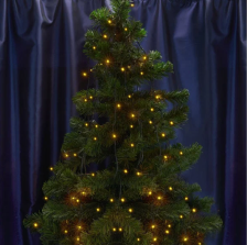 Гирлянда 230V  60 LED 6 м, желтый, IP 20,  шнур 1,5м , CL04