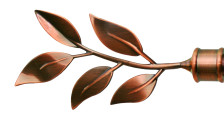 Наконечник DIY 16 мм Ива Медь антик 400