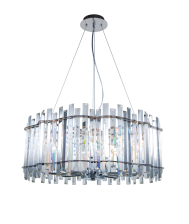 Люстра SR 5702R/8A CH+CL D600 x H260 8х40W E14 9.4кг