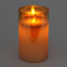 Сувенир Свеча-Ночь 7,5х12,5см подсветка 196-0625