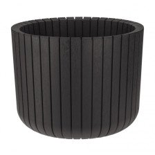 Кашпо ШАТО D380 H300 29л коричневый ротанг