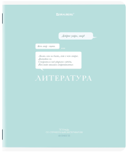 Тетрадь предметная 48 л Brauberg Creative Литература