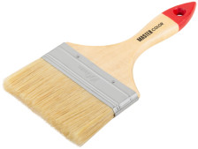 Кисть плоская 100мм натуральная щетина, лакированная ручка MASTER COLOR 30-0016