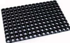 Коврик ячеистый грязесборный "Решетка" 50х80см h-22мм