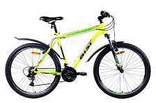 Велосипед горный Aist Quest Disc 21 скорость, стальная рама 19,5",черно-желтый ( 29")