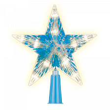 Фигура светод на ёлку "Звезда-2" 15см ULD-H1515-010/STB/2AA W ш/к21343