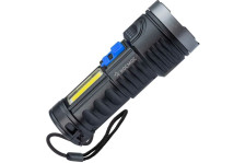 Фонарь аккумуляторный Космос KOS115Lit 3ВтLED+3ВтCOB Li-ion 18650 1200 мА,ч USB-шнур
