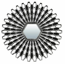 Зеркало декоративное "Лимож", серебро, 7х6.2 см /24 QWERTY