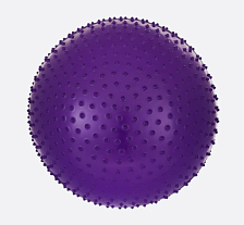 Мяч гимнастический массажный STARFIT GB-301 75 см, фиолетовый (антивзрыв) 1/10