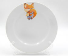 Тарелка мелкая 20 см Кроха Лисичка (идиллия) 3С1124Ф34