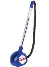 Ручка шариковая синяя 0,5 мм Brauberg Counter pen настольная корпус синий